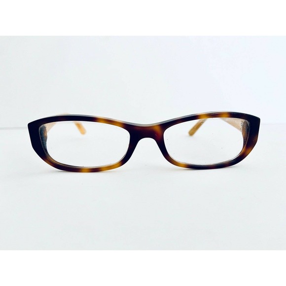 Gucci Tortoise Rectangular Frame Glasses - Picture 2 of 12